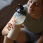 Proteinshake vor dem Schlafengehen