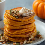Pumpkin Oat Pancakes