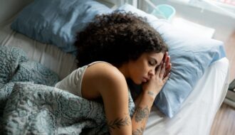 Schlafen auf der Seite