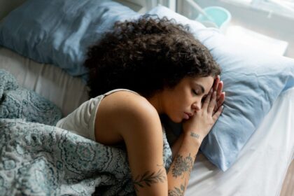 Schlafen auf der Seite